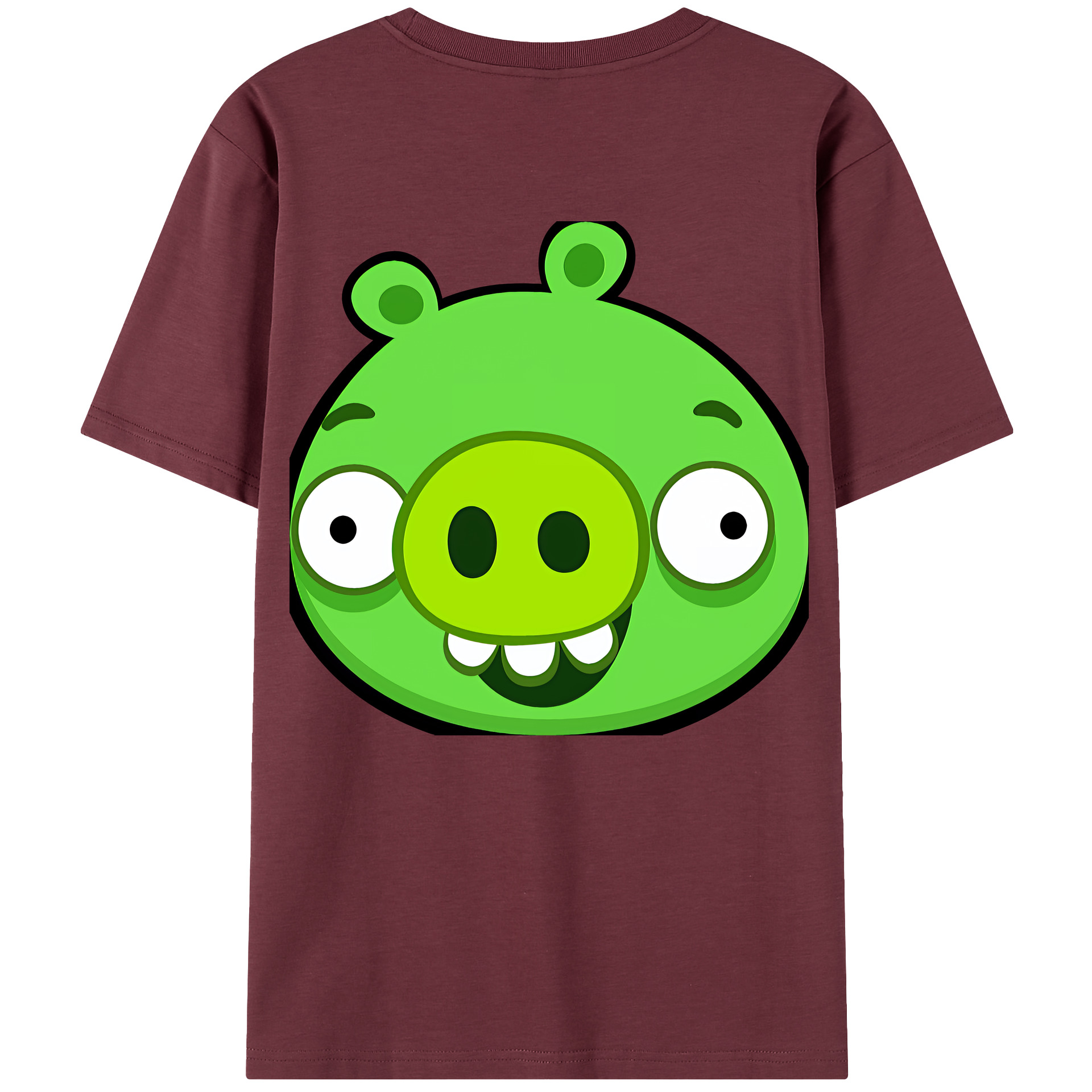 （画像用） Angry Birds アングリーバード 綿100％半袖Tシャツ（背面プリント）